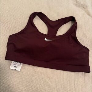 Nike NWT Burgundy Sports Bra